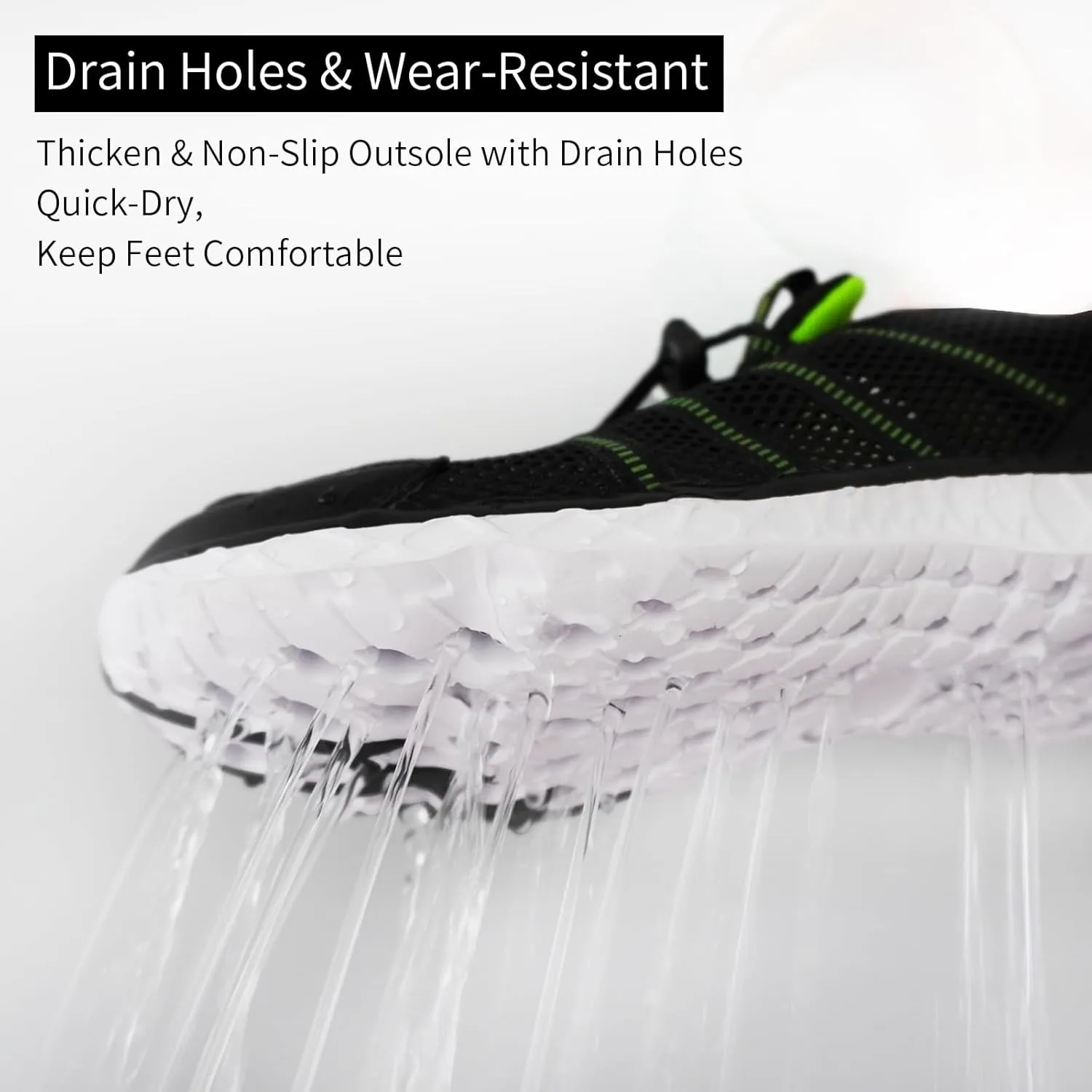 Generic Queday Water Shoes for Women Men Quick Dry Barefoot Shoes Lightweight Athletic Sports Aqua Socks Outdoor Swim Fishing Hiking Diving Surf Walking Kayaking