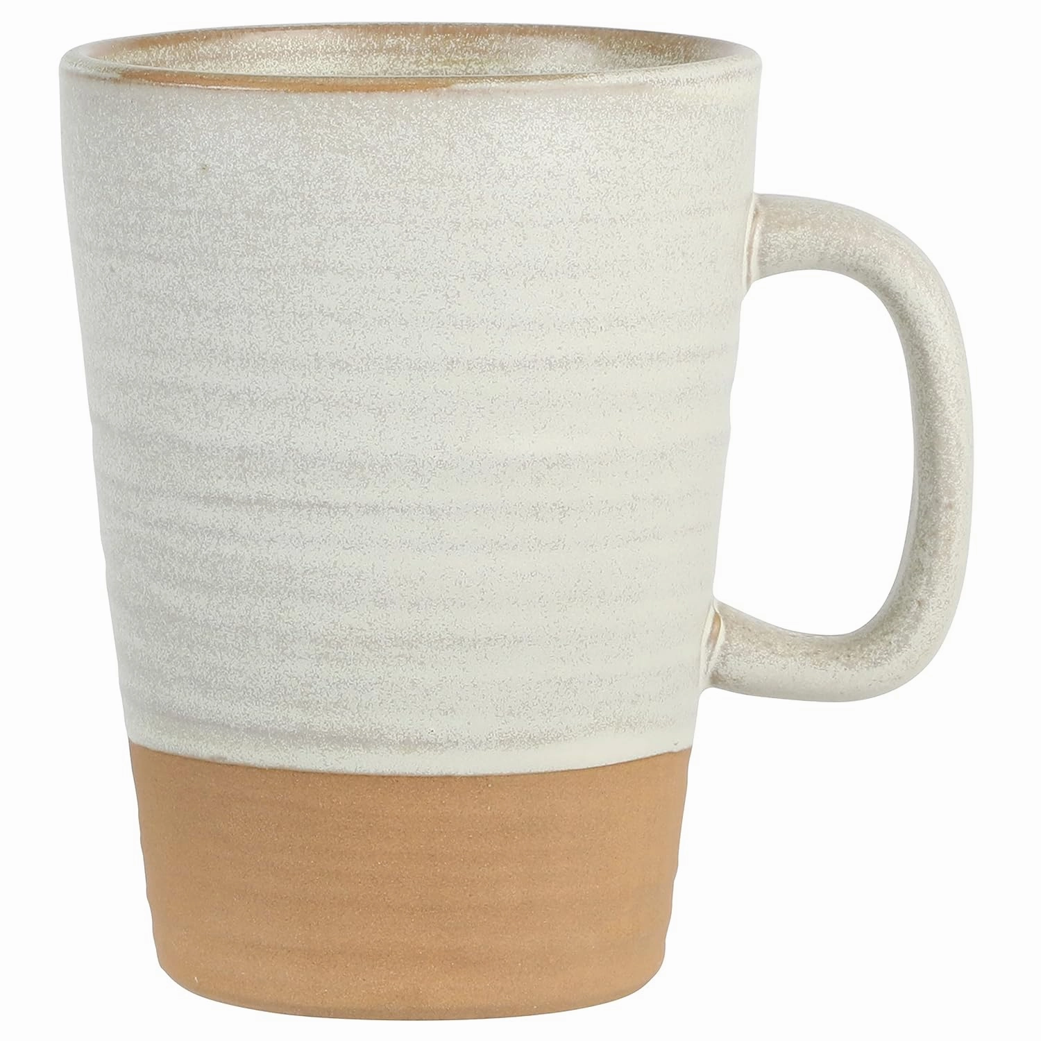 Gibson Elite 4 Pack Dreamweaver Terracotta Reactive 17 OZ Mug Set - Sand Cream