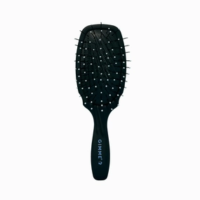 Gimme Beauty - Mini Travel Hair Brush for Fine Hair - Mini Detangler Brush with Anti-Static, Heat-Resistant & Flexible Nylon Bristles - Hair Tools for Women, Teens & Girls