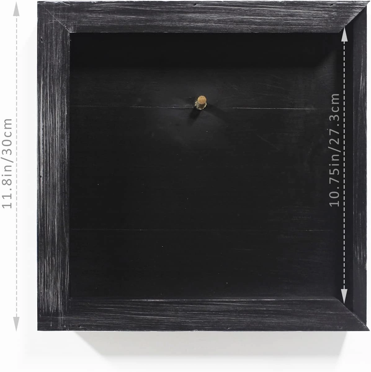 Gun Secret Concealment Furniture Decor for Pistols Handgun Wall Safe, Wooden Gun Storage Box w/Picture Frame