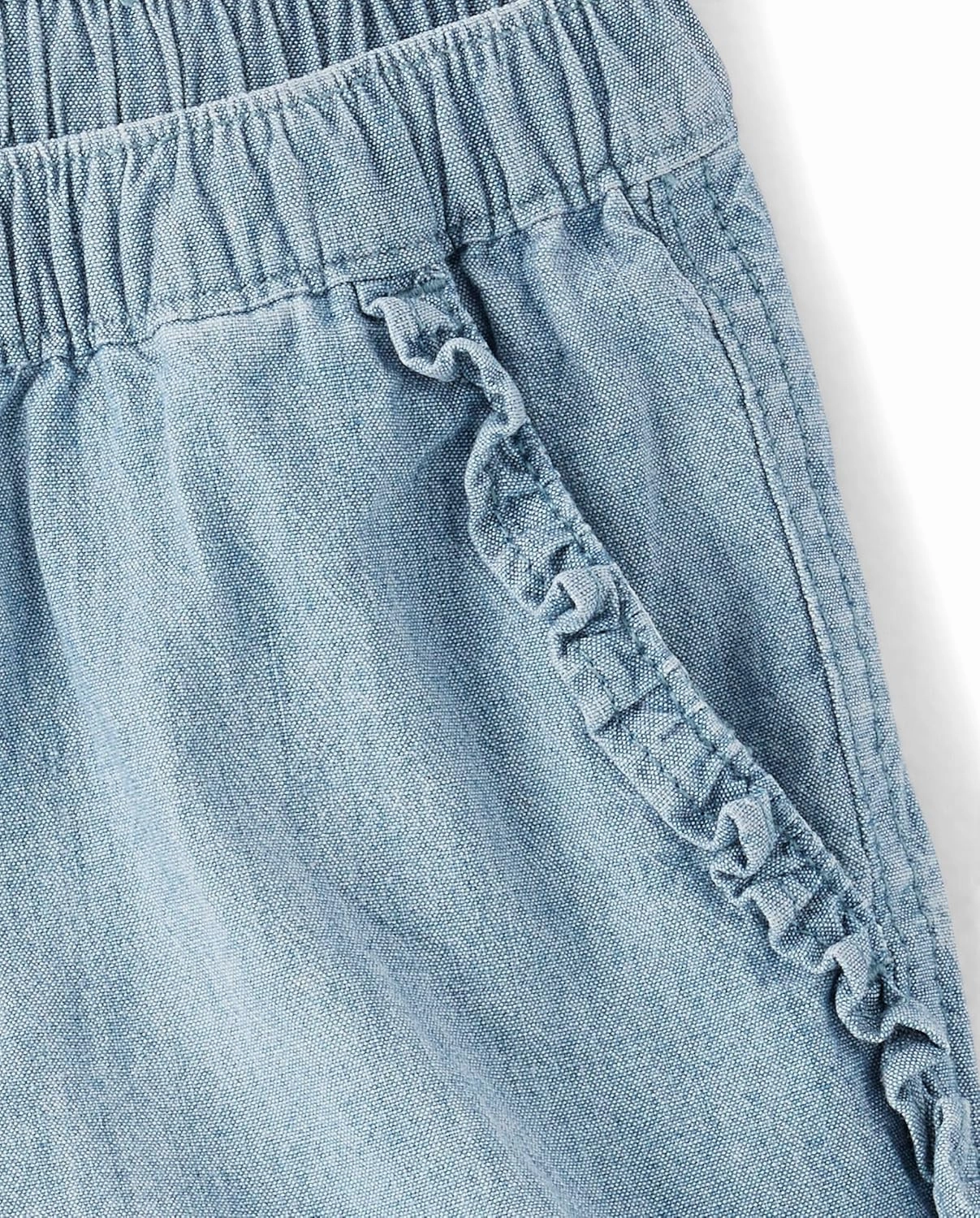 Gymboree Girls' and Toddler Ruffle Pull on Shorts