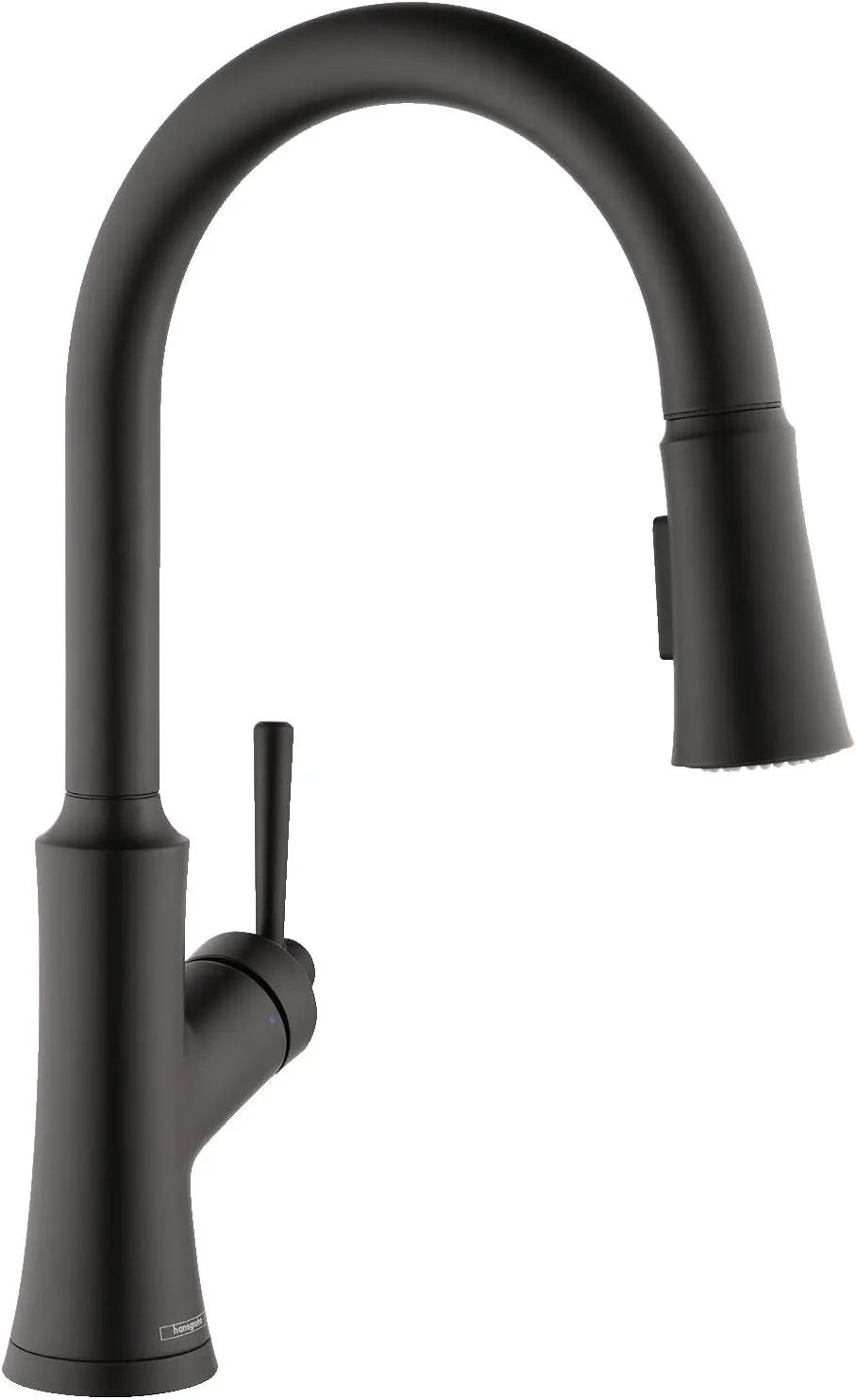 hansgrohe Joleena Black High Arc Kitchen Faucet, Kitchen Faucets with Pull Down Sprayer, Faucet for Kitchen Sink, Matte Black 04793670