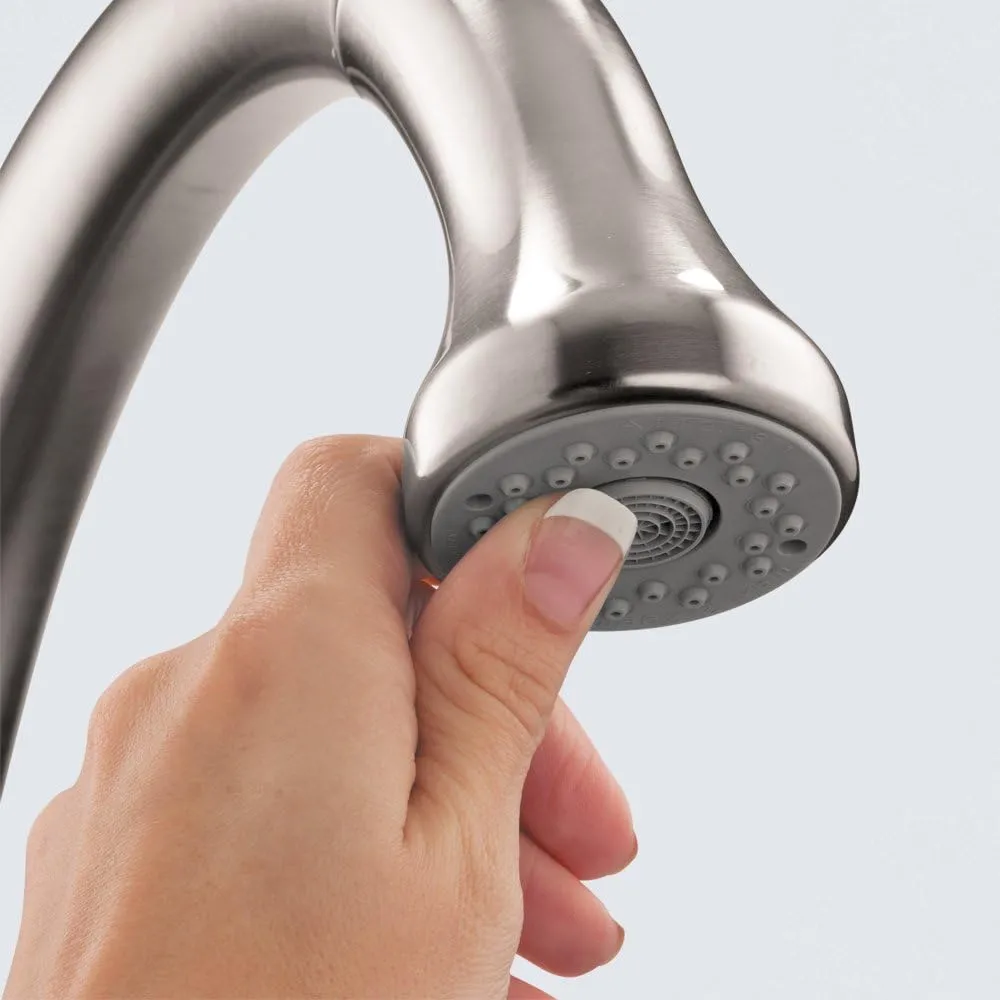hansgrohe Talis C Stainless Steel High Arc Kitchen Faucet, Kitchen Faucets with Pull Down Sprayer, Faucet for Kitchen Sink, Magnetic Docking Spray Head, Stainless Steel Optic 04215800