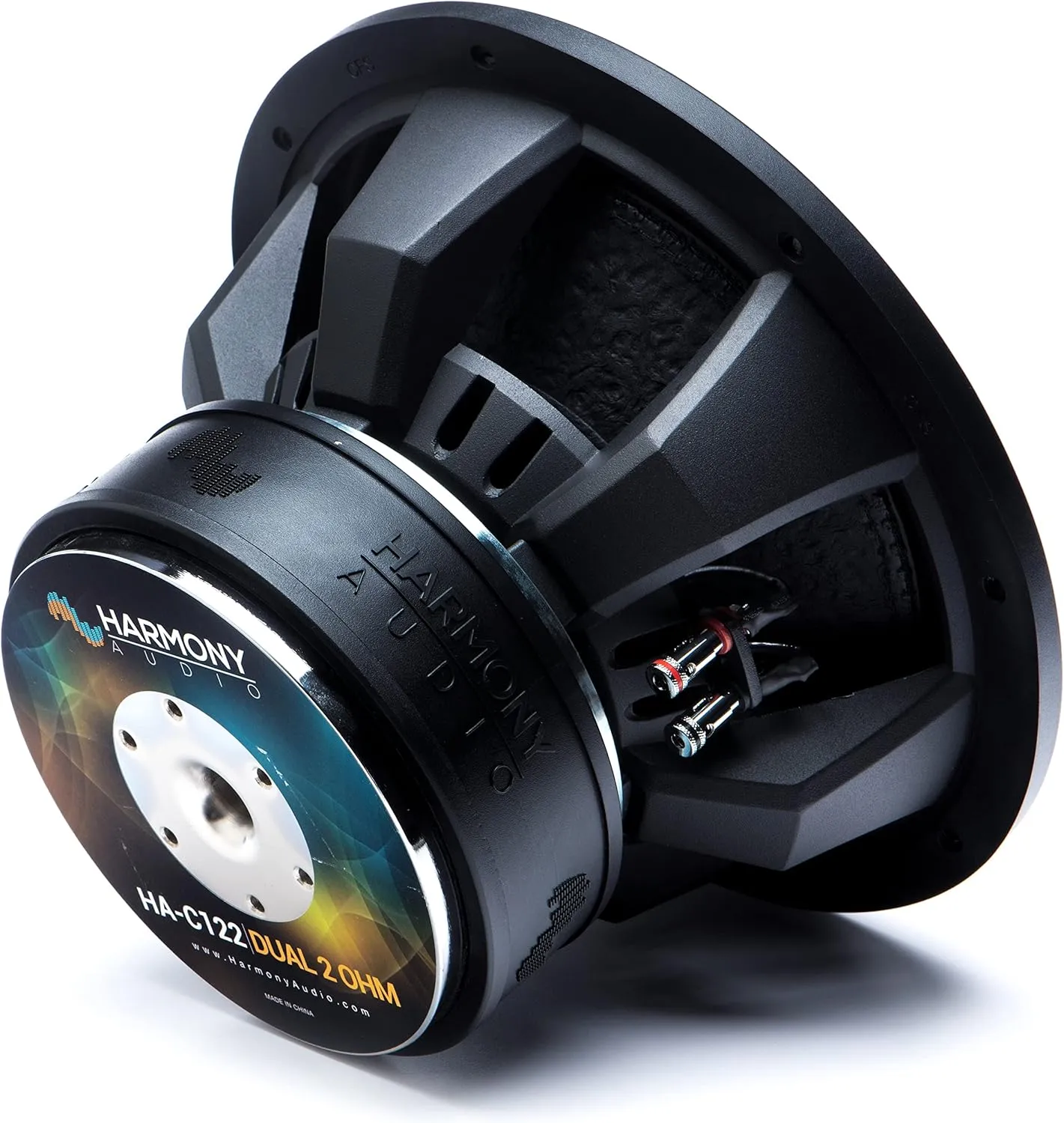 Harmony Audio HA-C122 Car Stereo Competition Carbon 12" Sub 2200W Dual 2 Ohm Subwoofer New