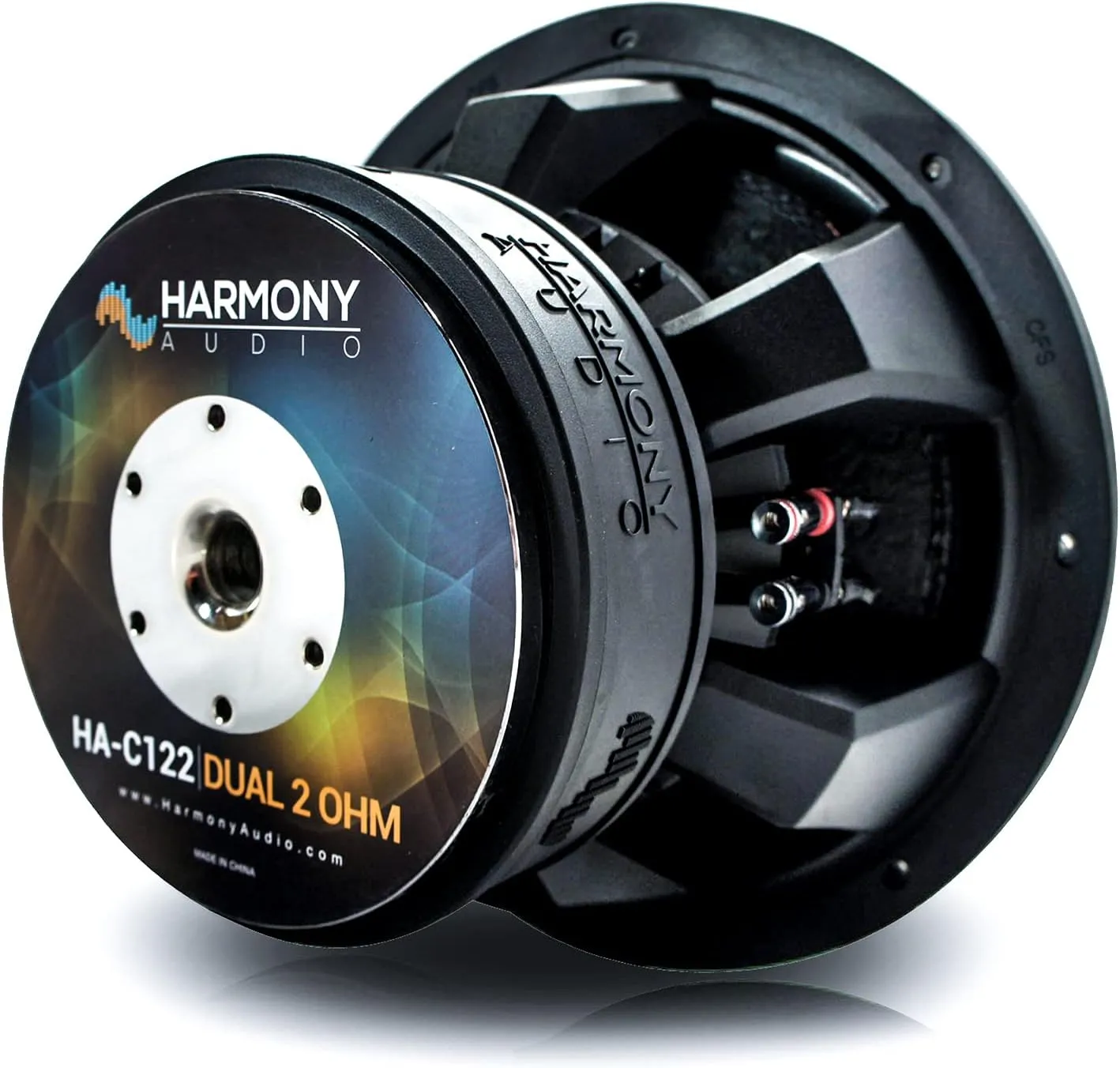 Harmony Audio HA-C122 Car Stereo Competition Carbon 12" Sub 2200W Dual 2 Ohm Subwoofer New