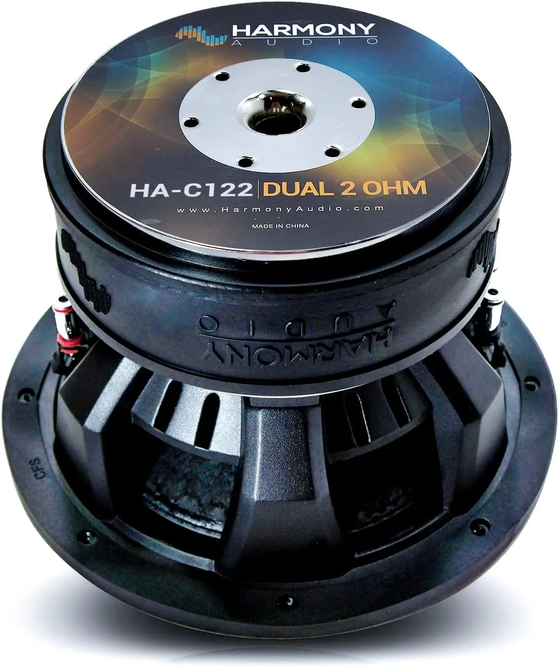 Harmony Audio HA-C122 Car Stereo Competition Carbon 12" Sub 2200W Dual 2 Ohm Subwoofer New
