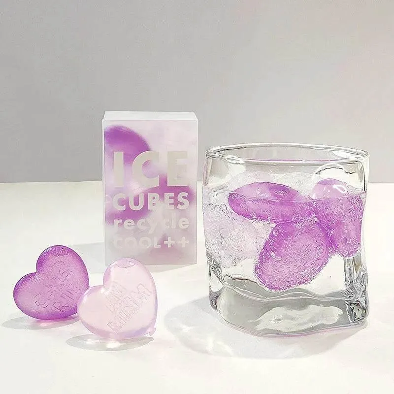 Heart Ice Cube Tray - Eco-Friendly Reusable Mold