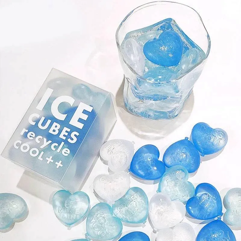 Heart Ice Cube Tray - Eco-Friendly Reusable Mold