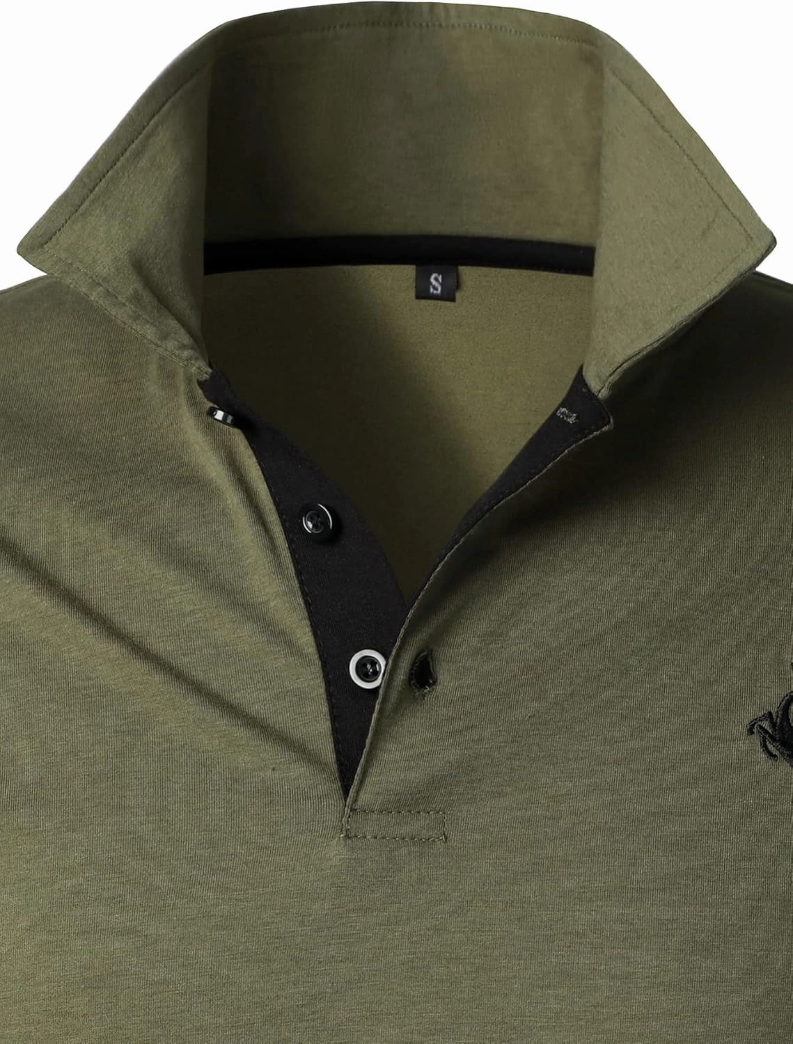 HOOD CREW Men’s Classic Polo Shirt Short Sleeve Shirts Lightweight Casual Tops