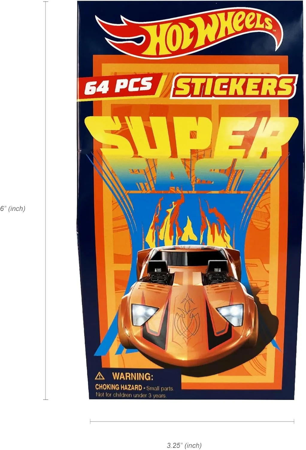 Hot Wheels Tote Bag Gift Set - Tote Bag, 24-Piece Puzzle, Water Bottle, 64-Piece Sticker Pack, Yo-Yo, Bubble Wand, Chalk Set, Flying Disc (Frisbee)