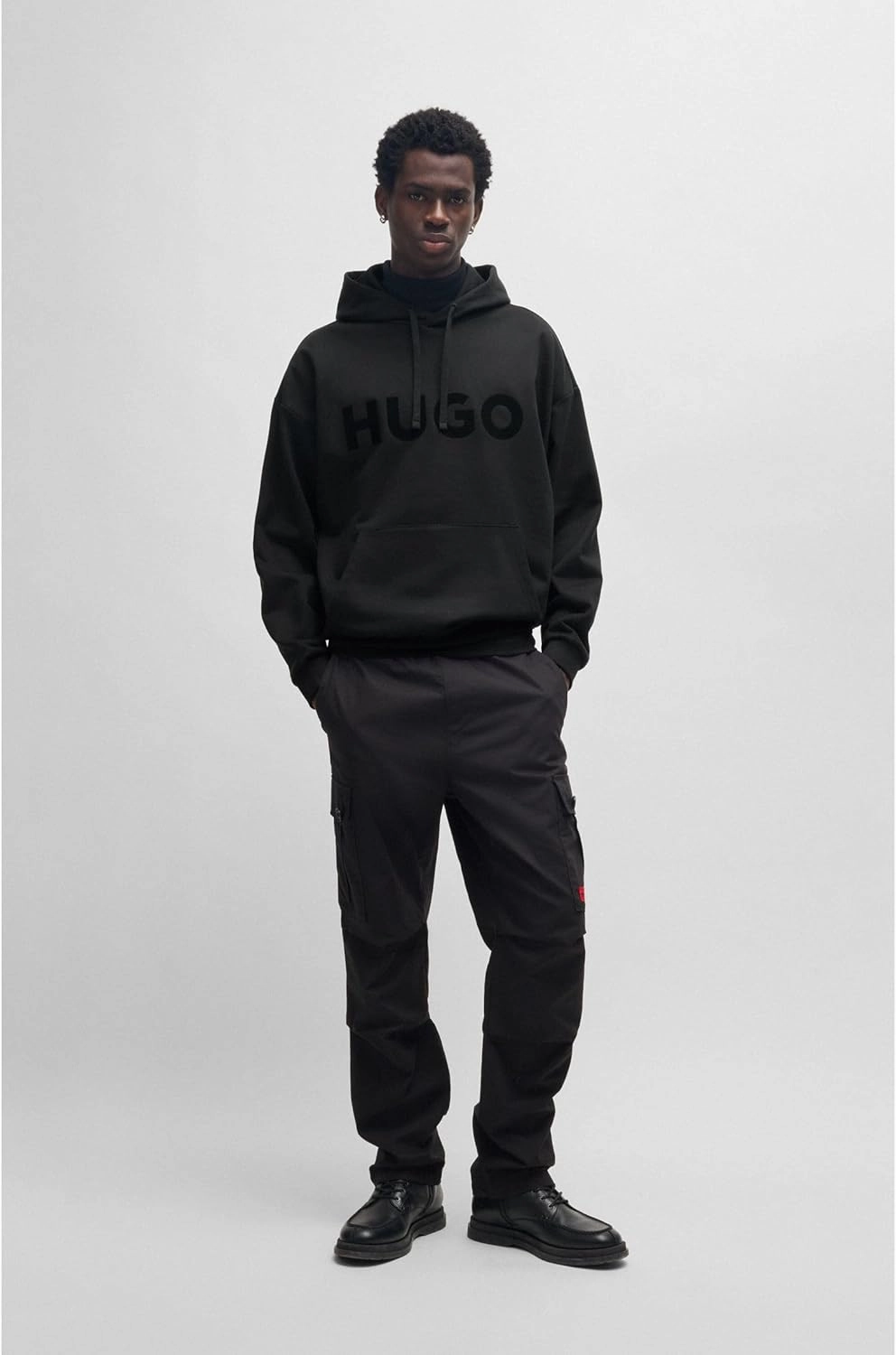 Hugo Boss Men's Tonal Logo Hooded Sweatshirt