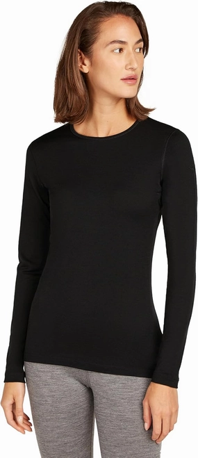 Icebreaker Merino Women's 200 Oasis Long Sleeve Thermal Cold Weather Base Layer T-Shirt
