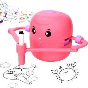 Interactive Educational Drawing Robot for Kids - Montessori Learning Toy With 100 Word Cards, Voice Interaction, Smart Robot, Ages 3 