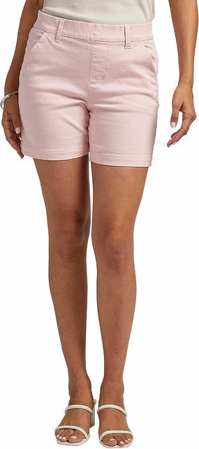 JAG Women's Maddie Mid Rise 5" Pull-on Short