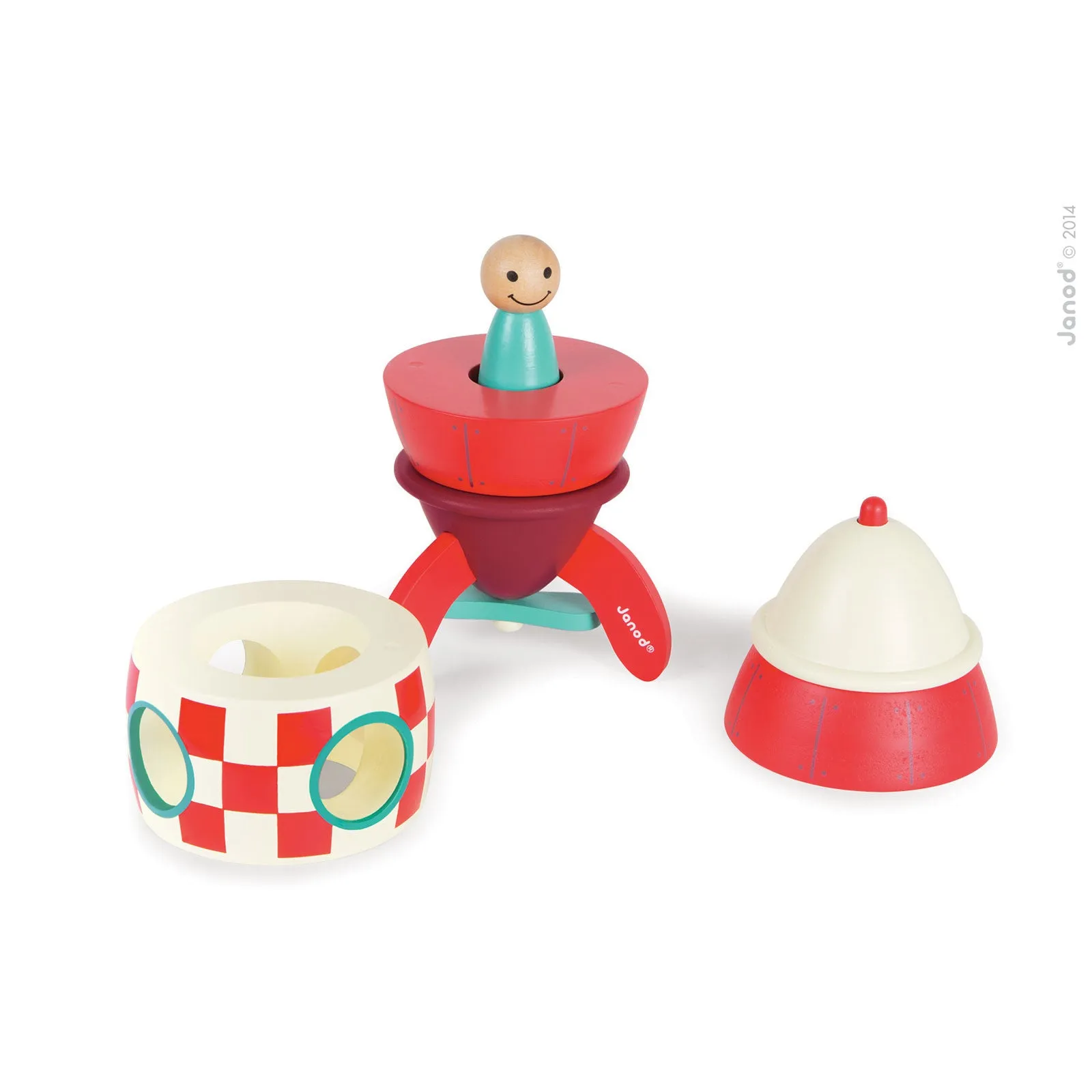 Janod Magnetic Rocket Toy