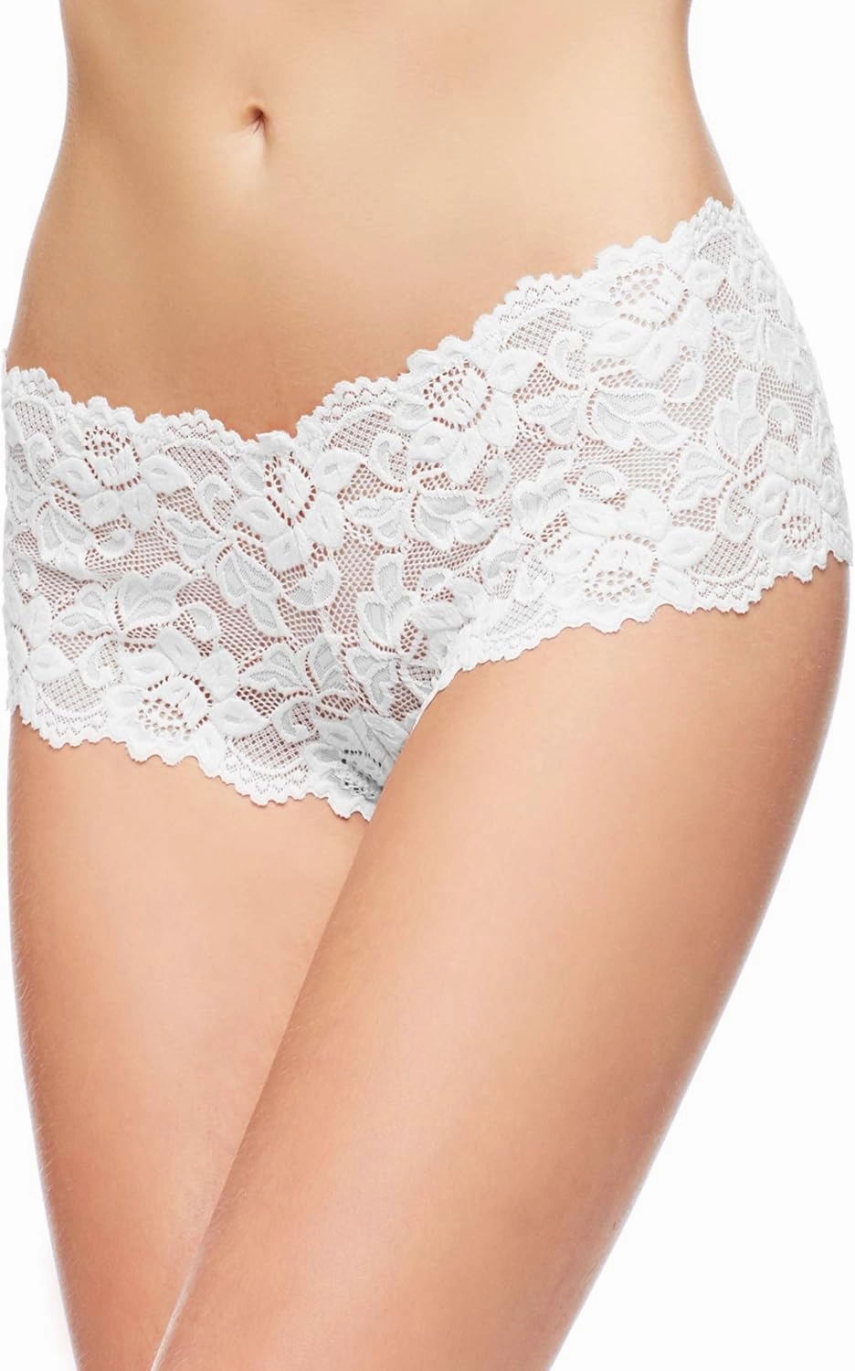 JENNY JEN Zoe 3-Pack Lace Hipster Underwear for Women, Cheeky Stretch Bikini Panties Set