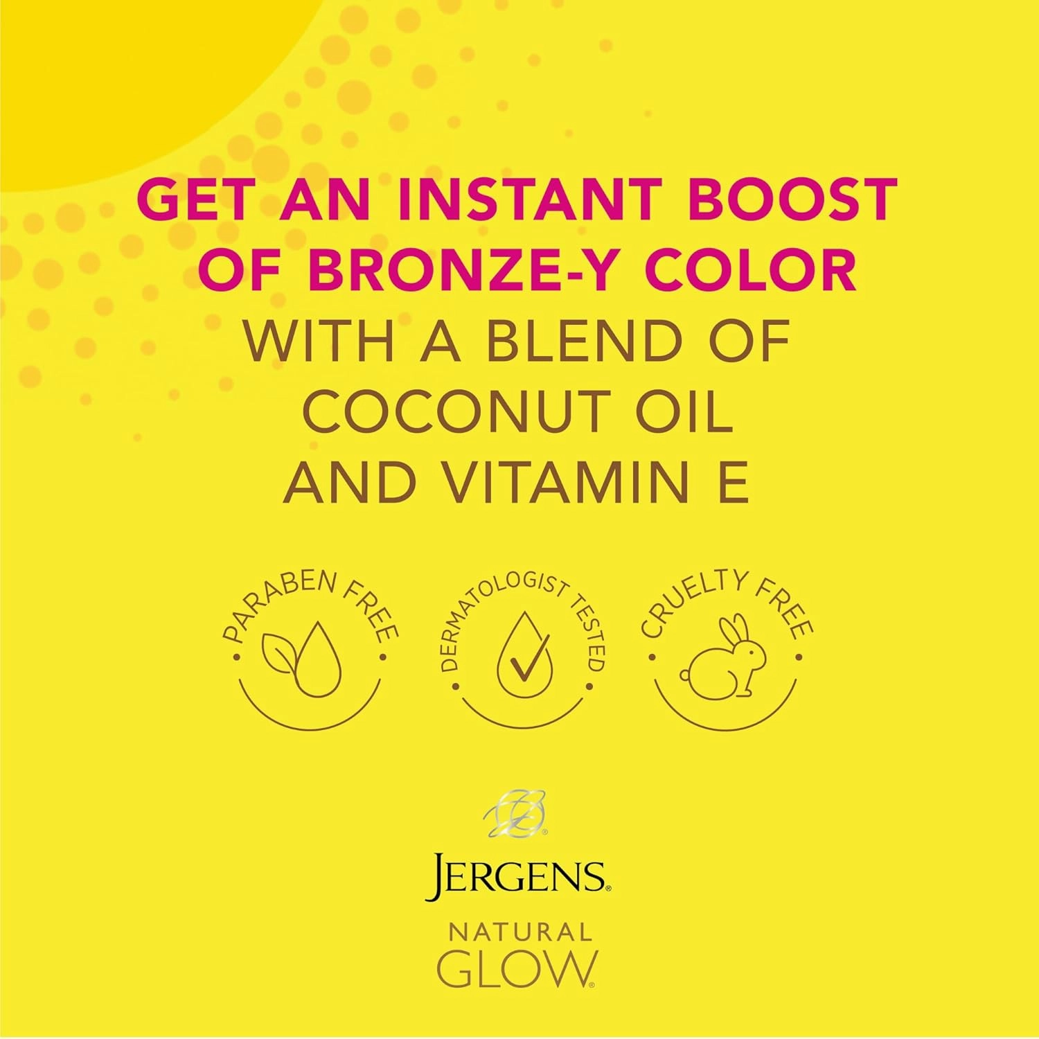 Jergens Natural Glow Instant Sun Bundle: Deep Bronze Sunless Tanning Moisturizer   Bronzing Lotion, 6oz Bottle and Applicator Mitt