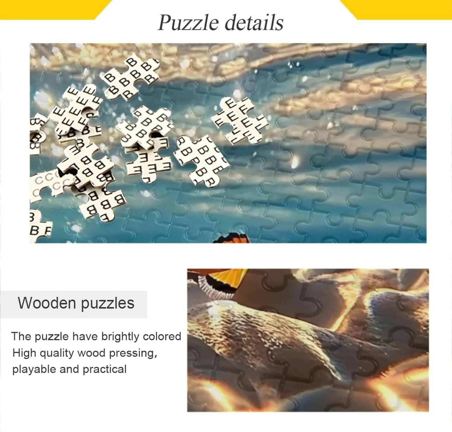 Jigsaw Puzzle Underwater Fish for Adults 1000 Pieces, Impossible Challenging Hard Nature Difficult Puzzles for Adults Jigsaw Puzzle for Family Games Party Entertainment