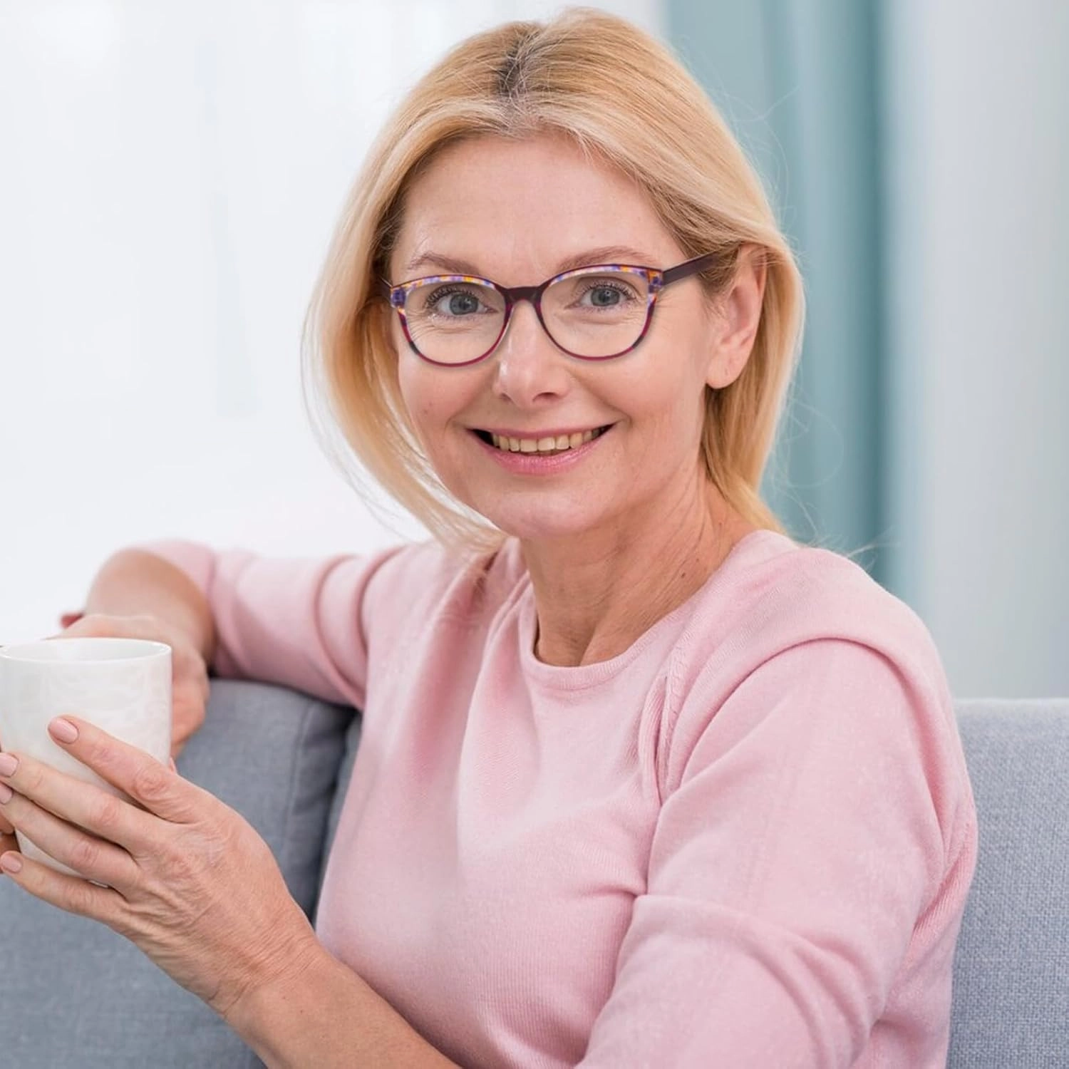 JO Progressive Multifocus Reading Glasses 2 Pack for Women Progressive Reader