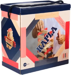 KAPLA 120 Box - Dark Blue, Pink and Red