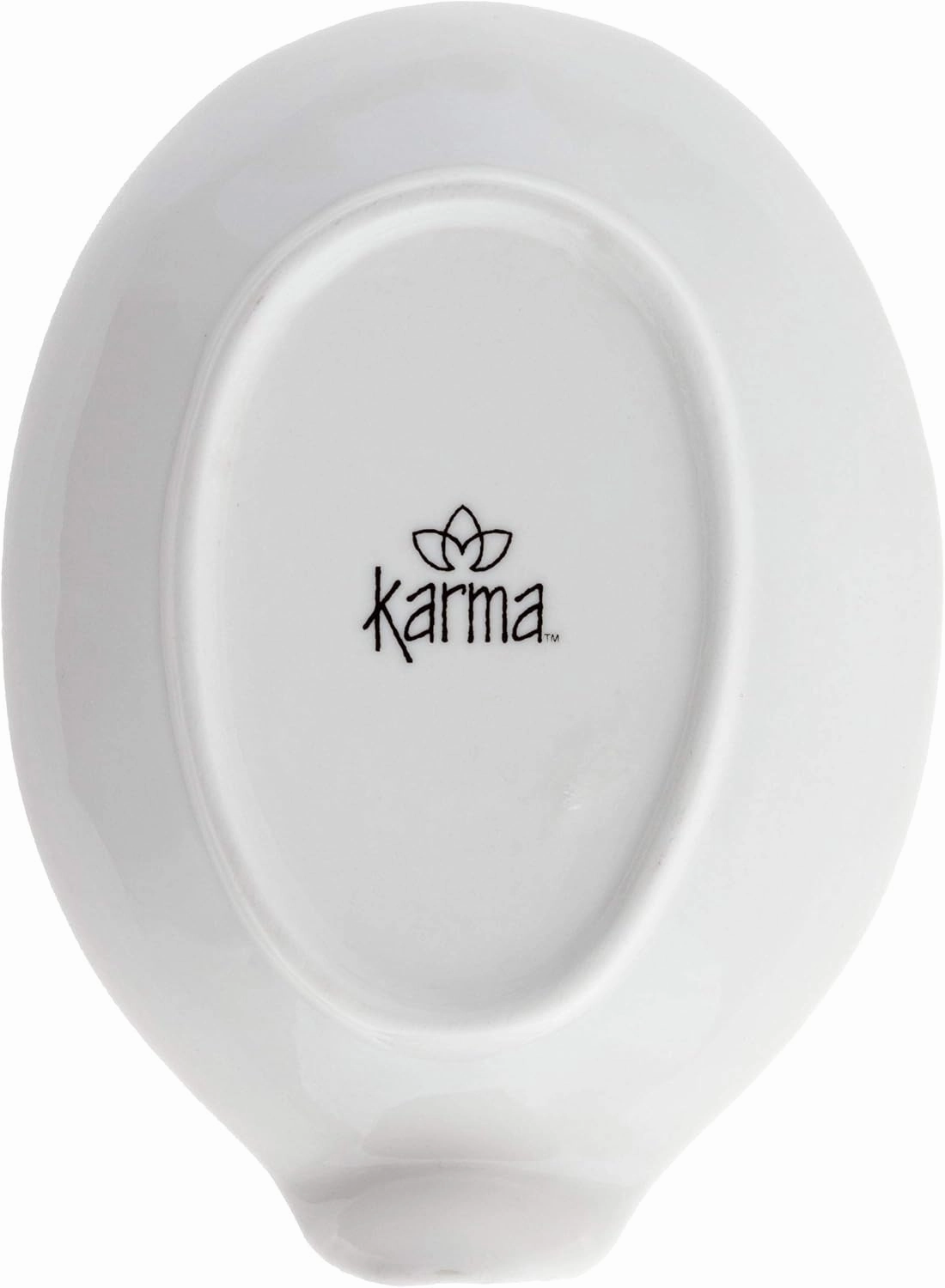 Karma, Boho Spoon Rest, Black and White Ceramic Spoon Rest, Ceramic Spoon Rest for Countertop, Hummingbird