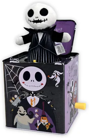 KIDS PREFERRED Disney Baby The Nightmare Before Christmas Jack Skellington Classic Jack-in-The-Box Musical Toys for Babies and Toddlers