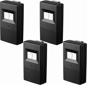 Kingdder 4 Pcs 8 Dip Switch Garage Door Remote Two Button Garage Remote Compatible with Linear Delta 3 (DT DTA DTD DTC DNT00002A) Opener 310mhz, Control 2 Different Doors Simultaneously