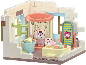Kitty Town Building Set.Kitty Town Blocks (HY-120A7)