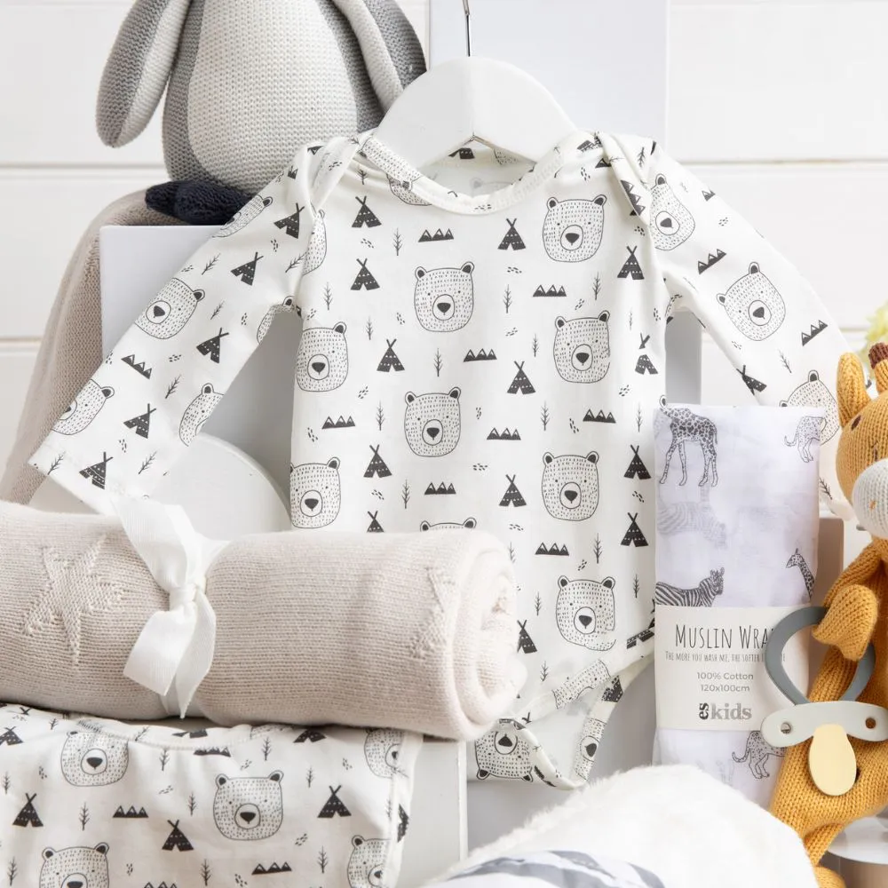 Knitted Classic Unisex Baby Hamper