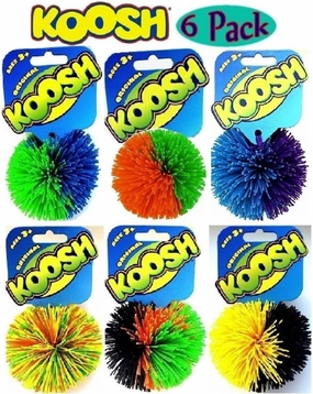 Koosh Balls Multi-Color Gift Set Bundle - 6 Pack