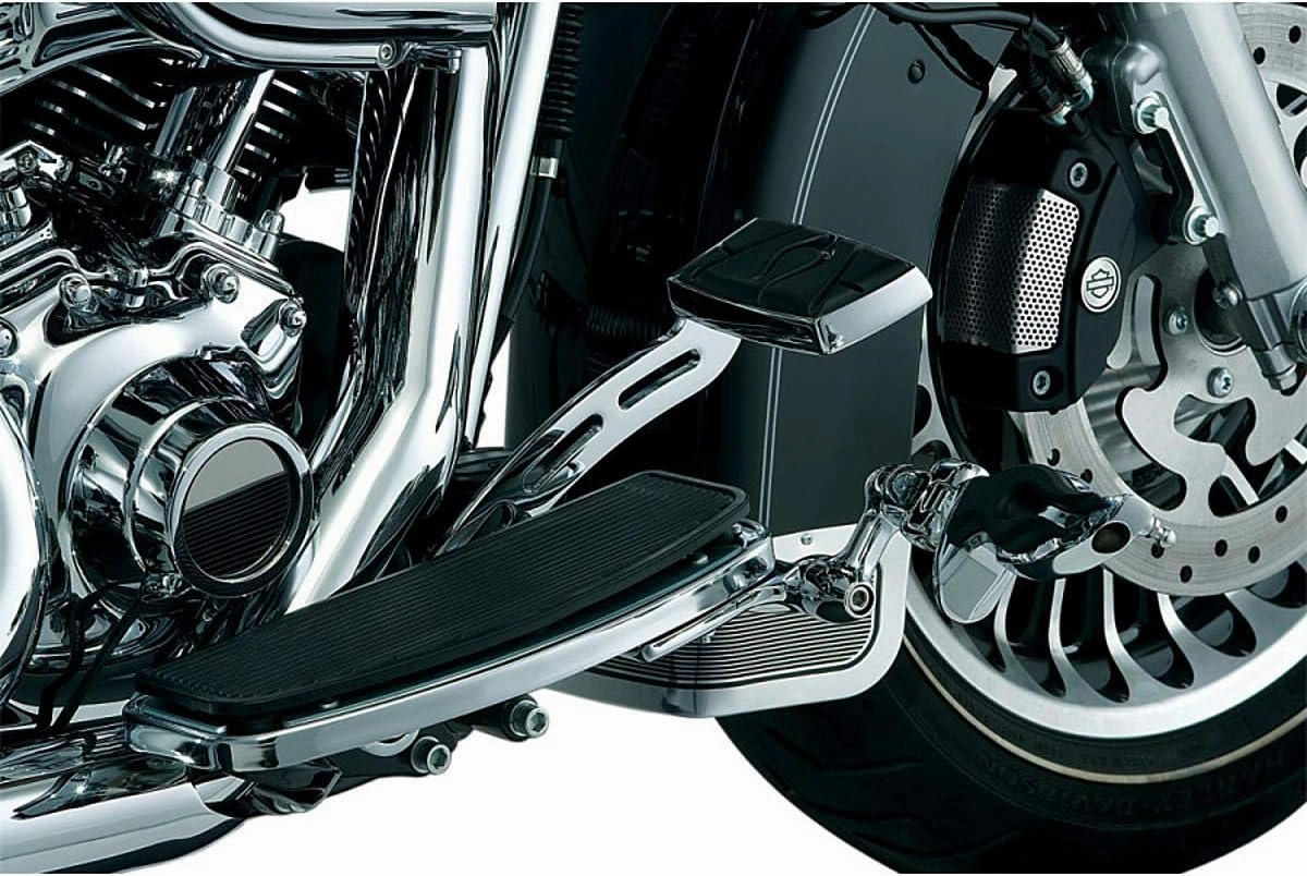 Kuryakyn 1071 Motorcycle Foot Control Component: Extended Girder Brake Pedal for 2008-13 Harley-Davidson Motorcycles, Chrome