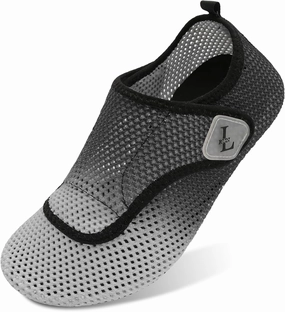 L-RUN Womens Mens Water Shoes Wide Toe Barefoot Swim Shoes for Beach Pool Sand Yoga Quick Dry Adluts Aqua Sock Non Slip