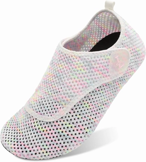L-RUN Womens Mens Water Shoes Wide Toe Barefoot Swim Shoes for Beach Pool Sand Yoga Quick Dry Adluts Aqua Sock Non Slip
