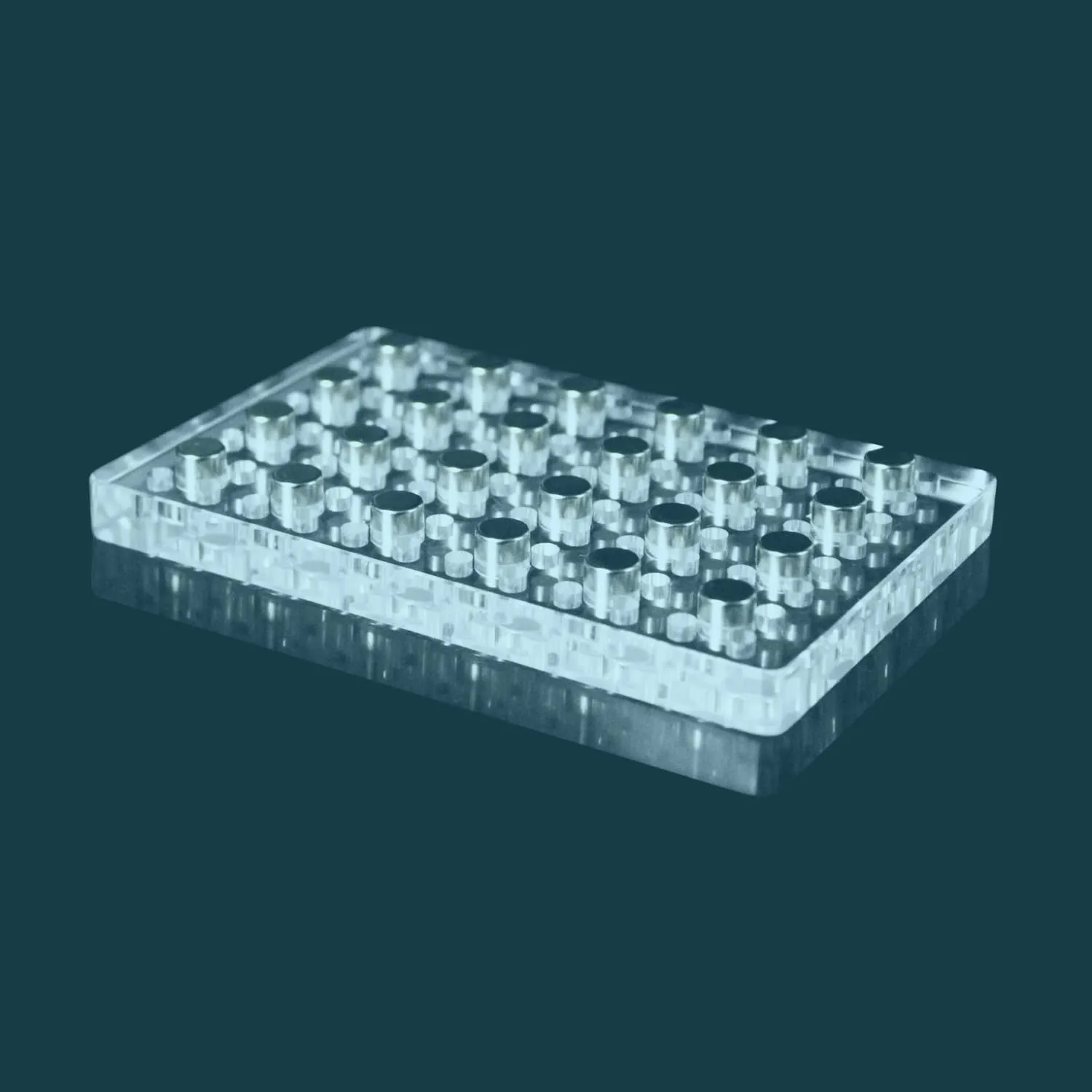 Lab use Magnetic Rack Separator for DNA, RNA or Protein Purification for 96-Well deep Well Plate for 0.1ml or 0.2ml 96-Well microplate