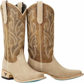 Lane Women's Classic Suede Western Boot Square Toe - LB0396I 6 M US Brown