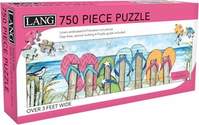 LANG Summertime Fun Puzzles - 750 Pc Panoramic (5041027)
