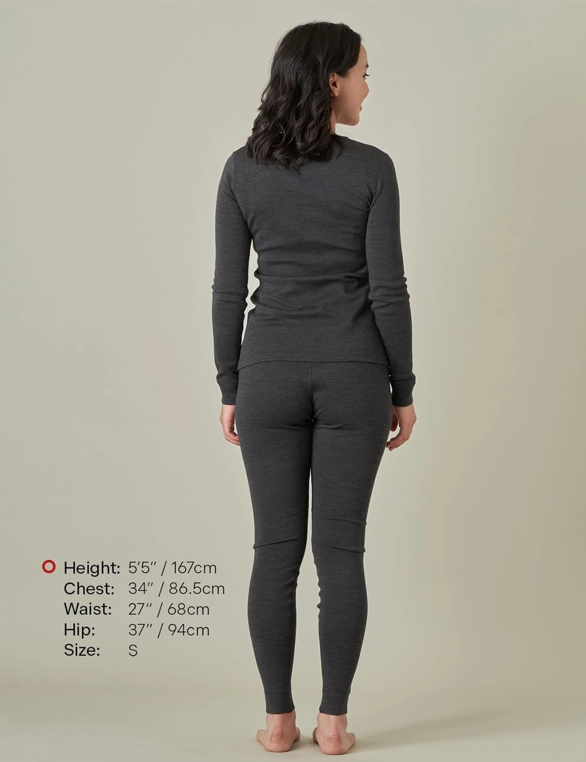 LAPASA Womens 100% Merino Wool Base Layer Set Lightweight & Midweight Thermal Underwear Long John Top & Bottom Warm L58/L91