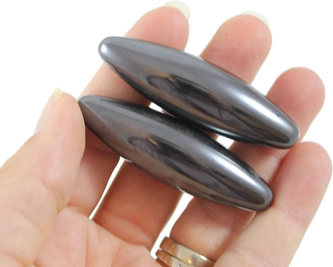 Large 2.5" Magnetic Rattlesnake Egg Buzz Noise-Making Toy - Singing Clanking Strong Magnet Noisemaker - Novelty Toy - Science Party Favors (12 Sets (24 Magnets))