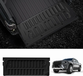 LASFIT Truck Tailgate Mat for Ford Ranger 2025 2024 5FT Truck Bed All Weather Protector TPE Tailgate Liner,1pc Black