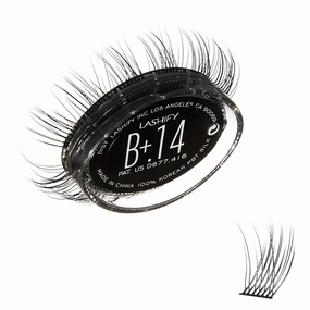 Lashify Bold Plus  14mm Gossamer Eyelash Extensions Refill in Black, Easy DIY False Lashes for the Most Delicate, Natural and Long Lasting Look