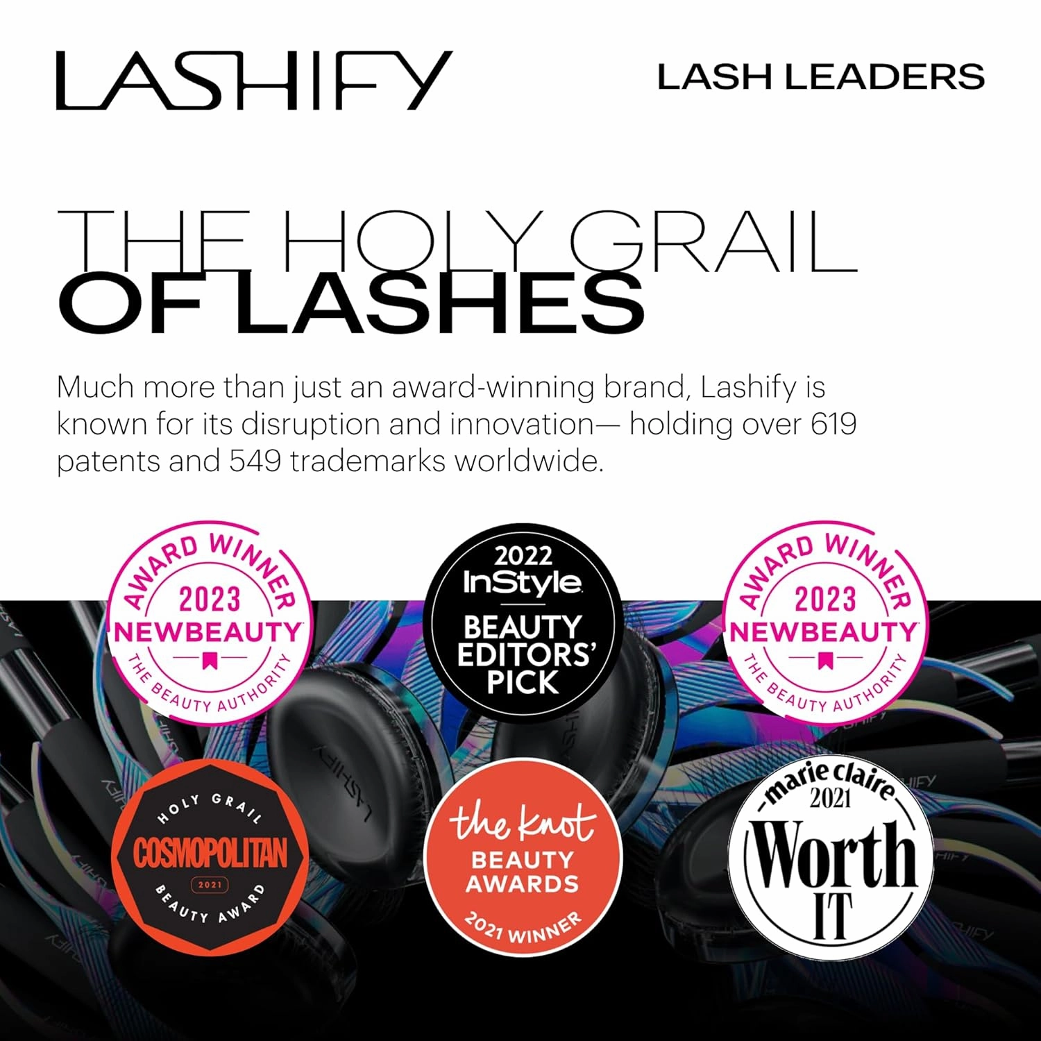 Lashify Bold Plus  14mm Gossamer Eyelash Extensions Refill in Black, Easy DIY False Lashes for the Most Delicate, Natural and Long Lasting Look