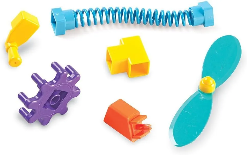 Learning Resources Gears! Gears! Gears! Gizmos Building Set, Construction Toy, STEM Learning Toy, 83 Pieces, Ages 3 
