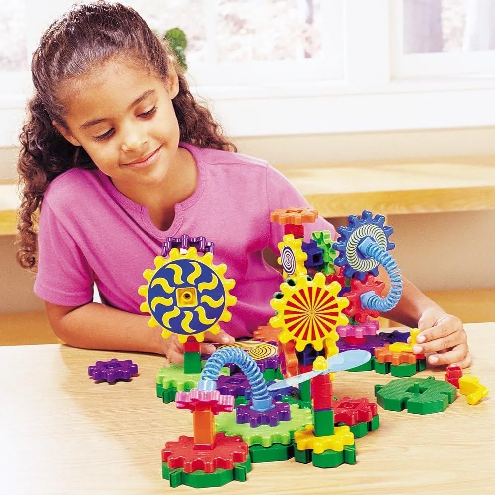 Learning Resources Gears! Gears! Gears! Gizmos Building Set, Construction Toy, STEM Learning Toy, 83 Pieces, Ages 3 