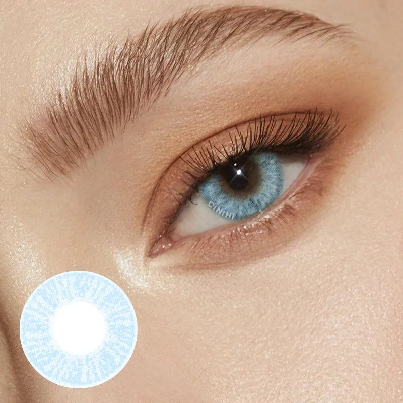 Lee Bibie Blue Cosmetic Colored Contact Lenses