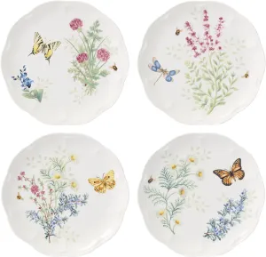 Lenox 897793 Butterfly Meadow Herbs Accent Plates, Set Of 4