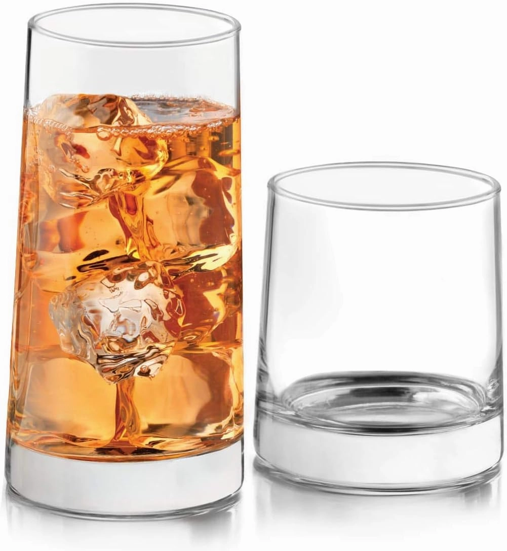 Libbey Cabos 16-Piece Tumbler and Rocks Glass Set
