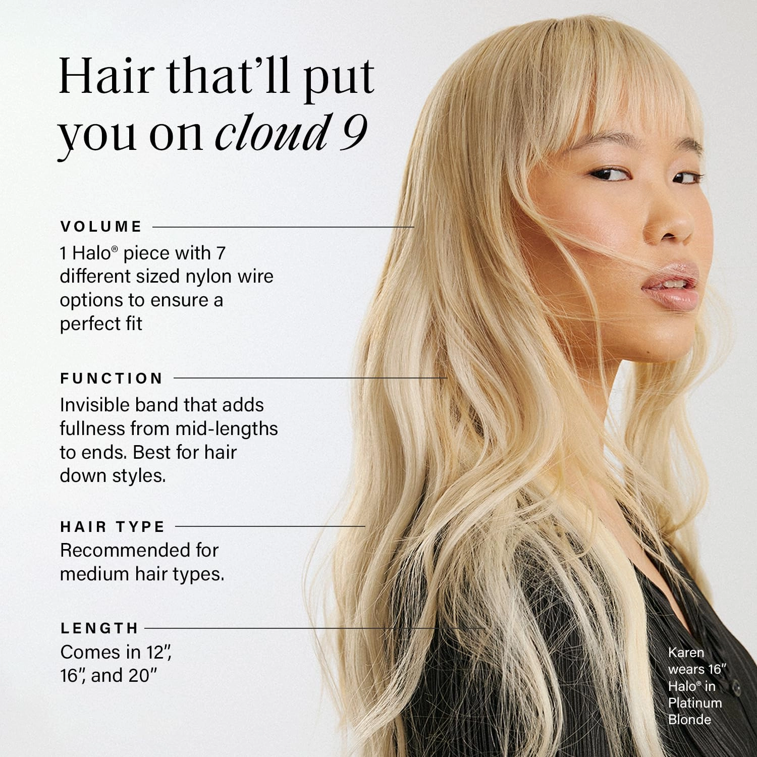 Luxy 100% Remy Human Hair – Halo Clip-In Hair Extensions –Natural Looking Volume & Length - One-Piece - Easy 5-Min Application 180 grams 20" Chocolate Brown Halo