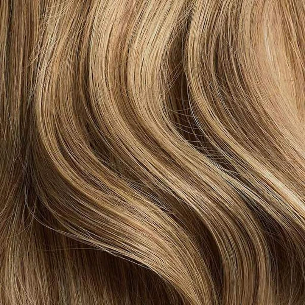 Luxy 100% Remy Human Hair - Seamless Clip-In Hair Extensions - Multi-Dimensional Color for Natural Blending, Adds Volume & Length 240 grams 24" Bronde Balayage Seamless