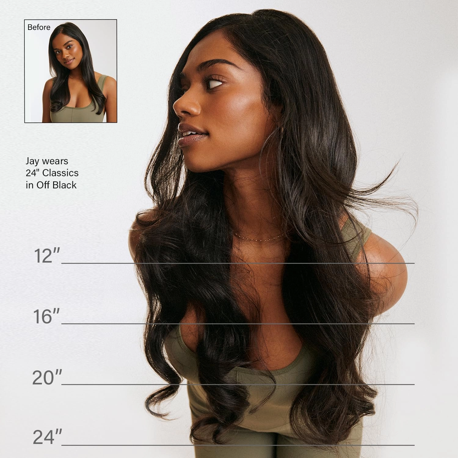 Luxy 100% Remy Human Hair - Seamless Clip-In Hair Extensions - Multi-Dimensional Color for Natural Blending, Adds Volume & Length 240 grams 24" Bronde Balayage Seamless