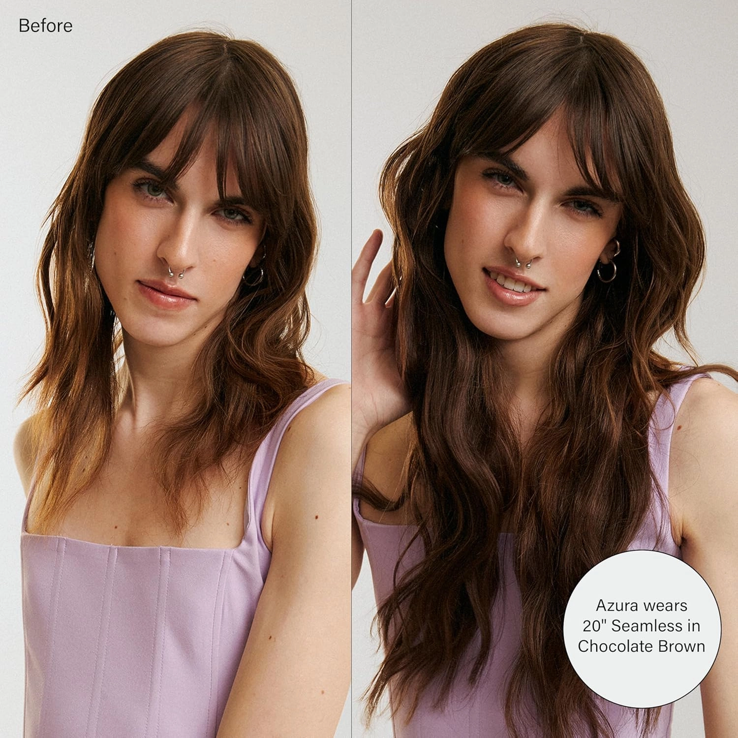 Luxy 100% Remy Human Hair - Seamless Clip-In Hair Extensions - Multi-Dimensional Color for Natural Blending, Adds Volume & Length 240 grams 24" Bronde Balayage Seamless